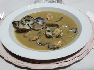 Salsa de carxofes amb cloïsses