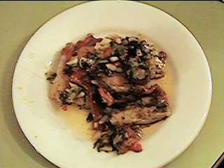 Bacallà amb pebres torrats