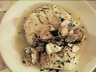 Merluza amb salsa verda